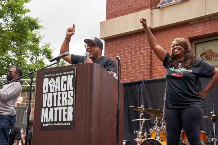 Black Voters Matter Leads Freedom Ride For Voting Rights (2021)