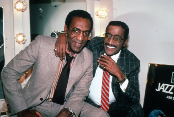 Bill Cosby and Sammy Davis Jr.