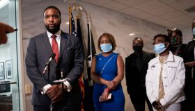 Sen. Tim Scott (R-SC) Meets With Families Of Victims Of Violence And Police Brutality On Capitol Hill
