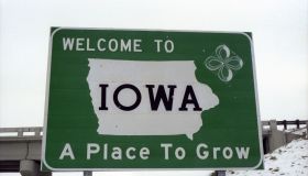 Welcome To Iowa Sign