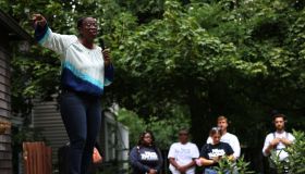 Nina Turner Campaigns Ahead Of Special Democratic Primary In Ohio's 11th Congressional District