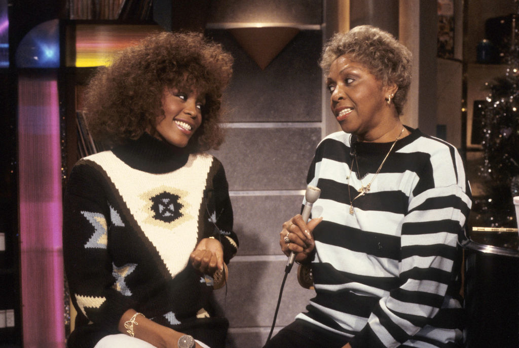 Whitney Houston & Mother At MTV