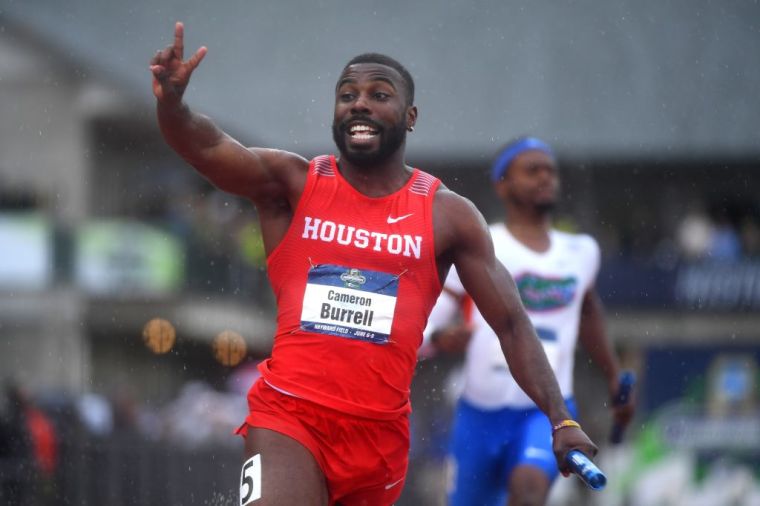 Cameron Burrell, track star and Carl Lewis' godson, 26