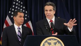 Andrew Cuomo Meets With Current NY Gov. David Paterson