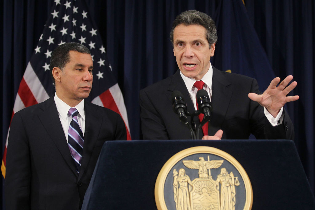 Andrew Cuomo Meets With Current NY Gov. David Paterson