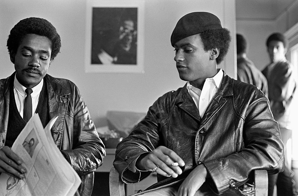 Huey Newton and Bobby Seale