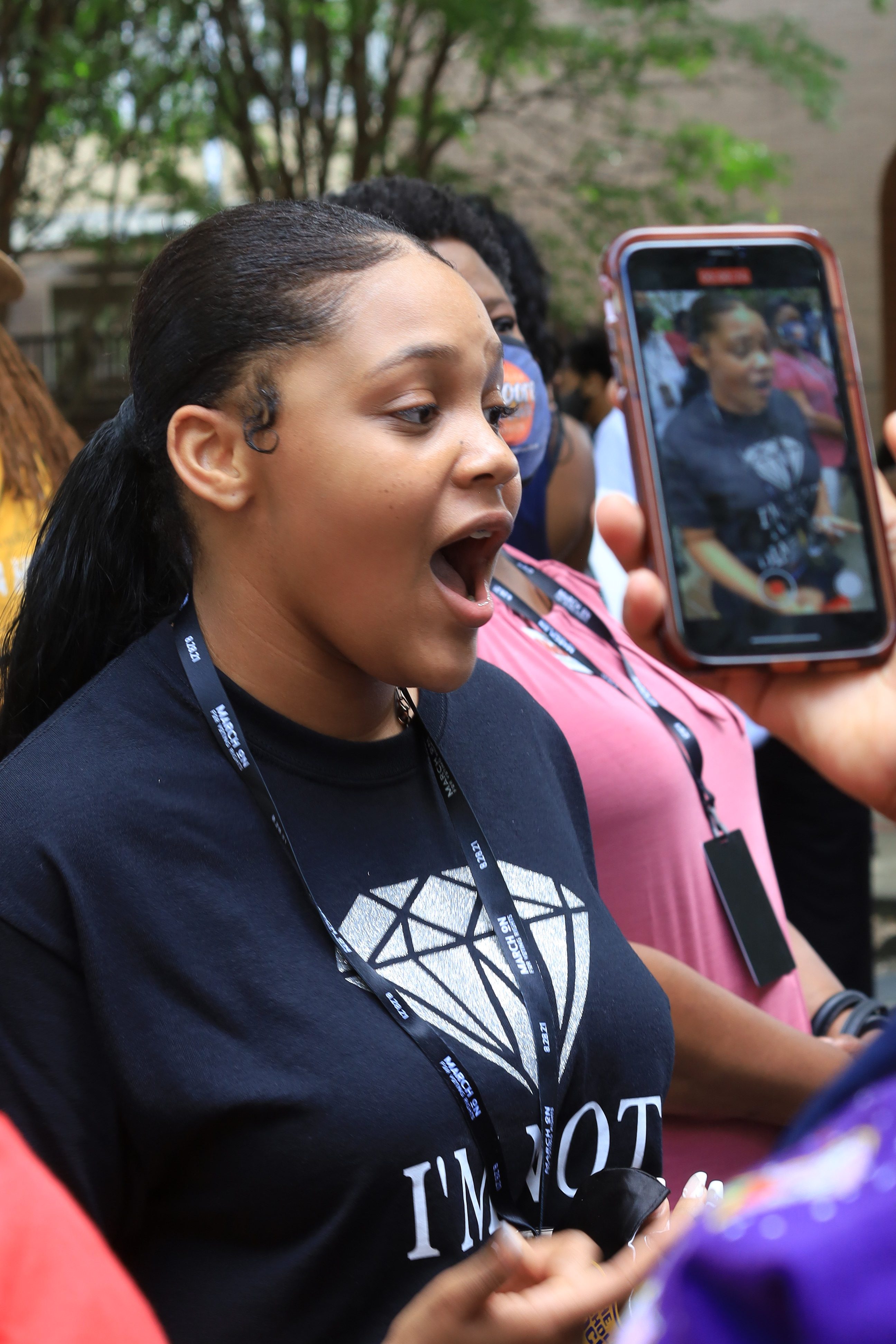 Jayla Jackson March On For Voter Rights Rally