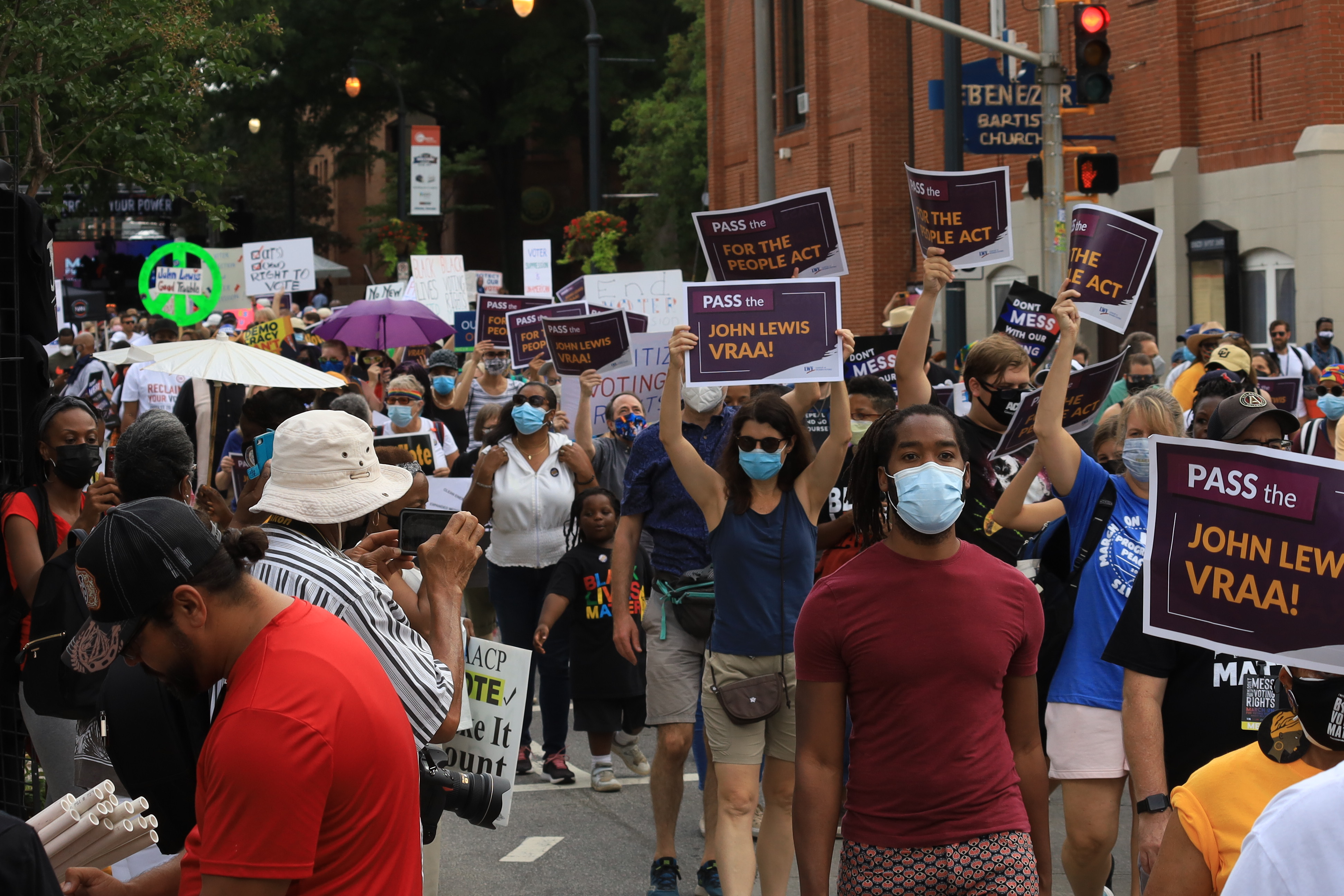 Jayla Jackson March On For Voter Rights Rally