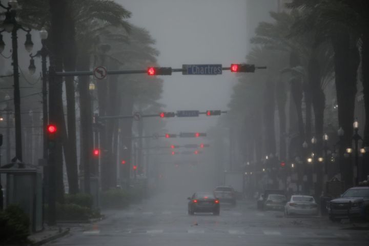 Ida Battering Louisiana With Winds Stronger Than Katrina