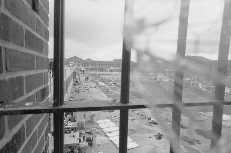 Aftermath of Rioting in Attica Prison