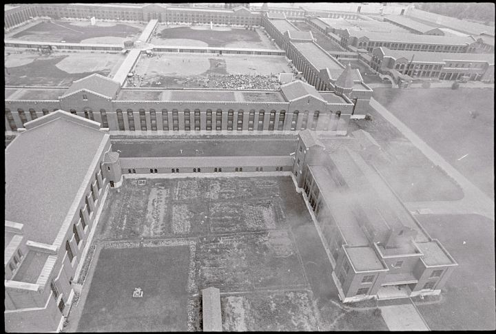 Aerial View of Attica Prison During Riots