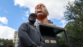 George Floyd, John Lewis and Breonna Taylor statues placed at Union Square in NYC