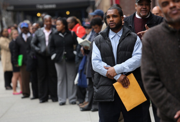 Job Seekers Attend NYC Career Fair
