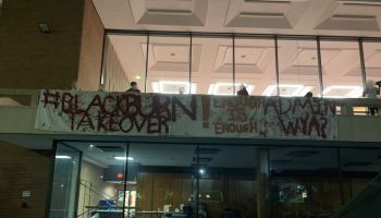 Howard University Blackburn Center student protest