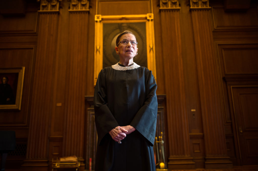 Supreme Court Justice Ruth Bader Ginsburg...