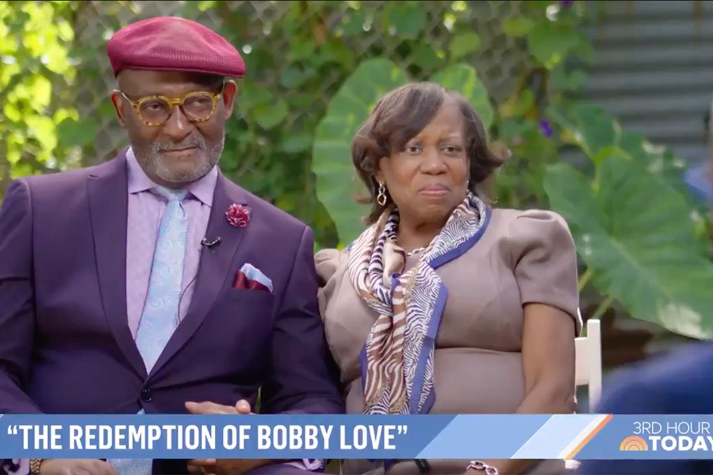 Bobby Love and wife on NBC's the "TODAY" show discussing new book, "The Redemption Of Bobby Love"