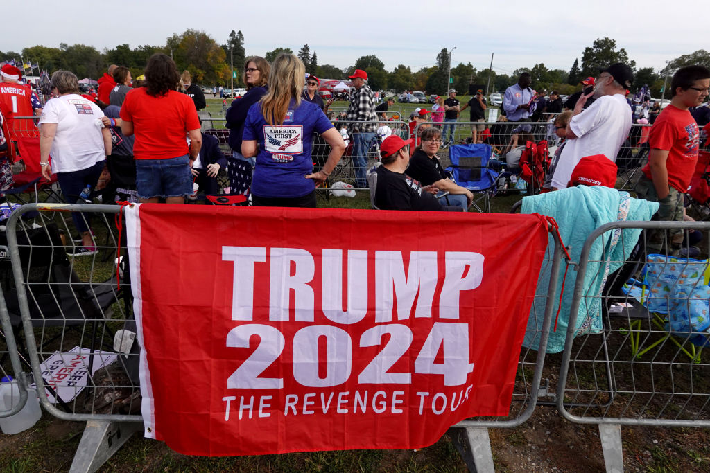 Donald Trump Holds Rally At Iowa State Fairgrounds