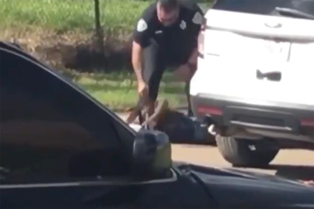 Shantel Arnold police brutality video in Louisiana