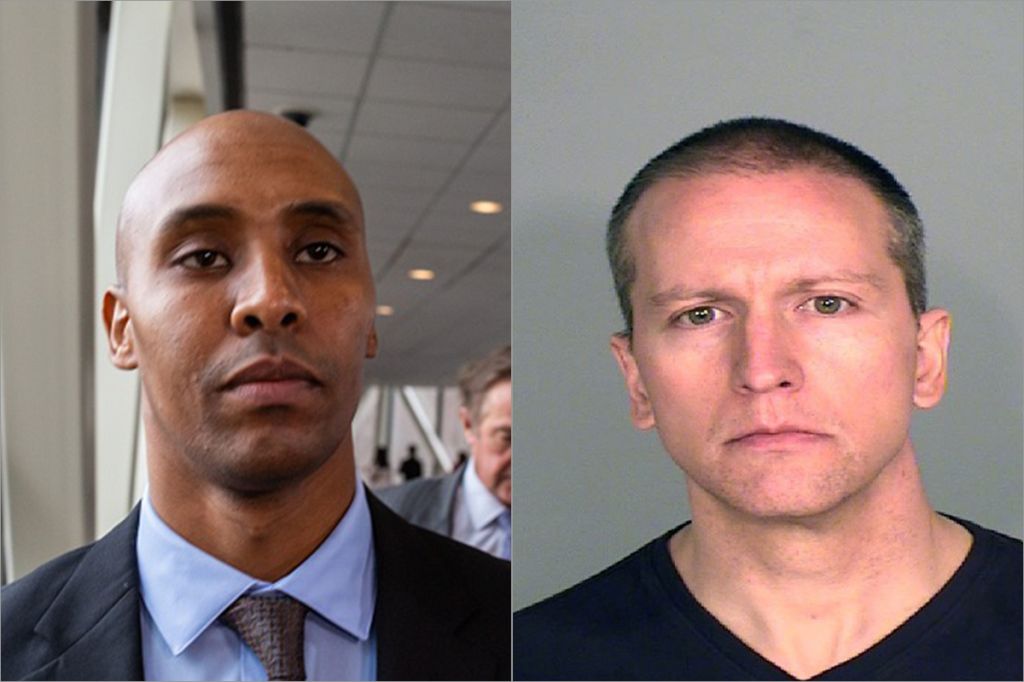 Convicted ex-Minneapolis police officers Mohamed Noor and Derek Chauvin