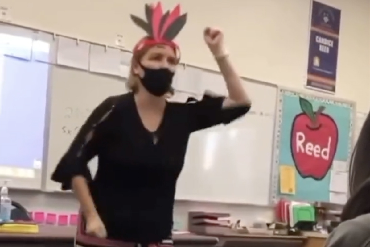 ‘Tomahawk’ Video Of White Math Teacher Mocking Native American Tradition