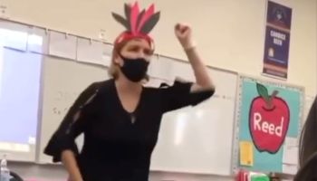 ‘Tomahawk’ Video Of White Math Teacher Mocking Native American Tradition