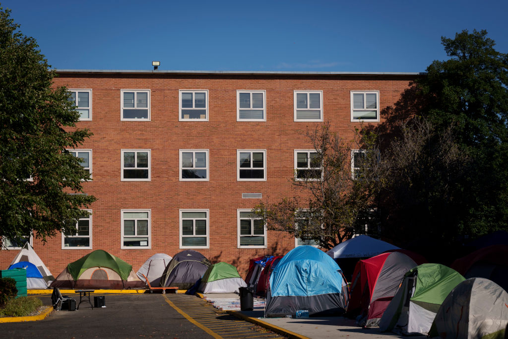 Howard University Students Protest Living Conditions At Dorms On Campus
