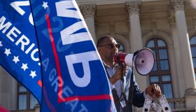 Trump Supporters Continue Election Protests At Georgia State House
