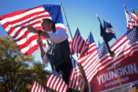 Candidate Glenn Youngkin Holds Early Vote Rally In Virginia
