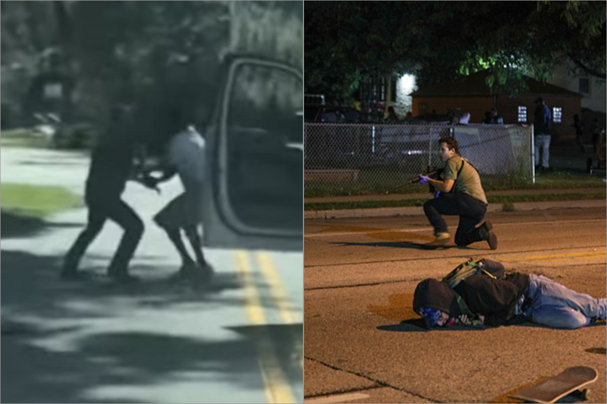 Kyle Rittenhouse's shooting and Ahmaud Arbery's shooting