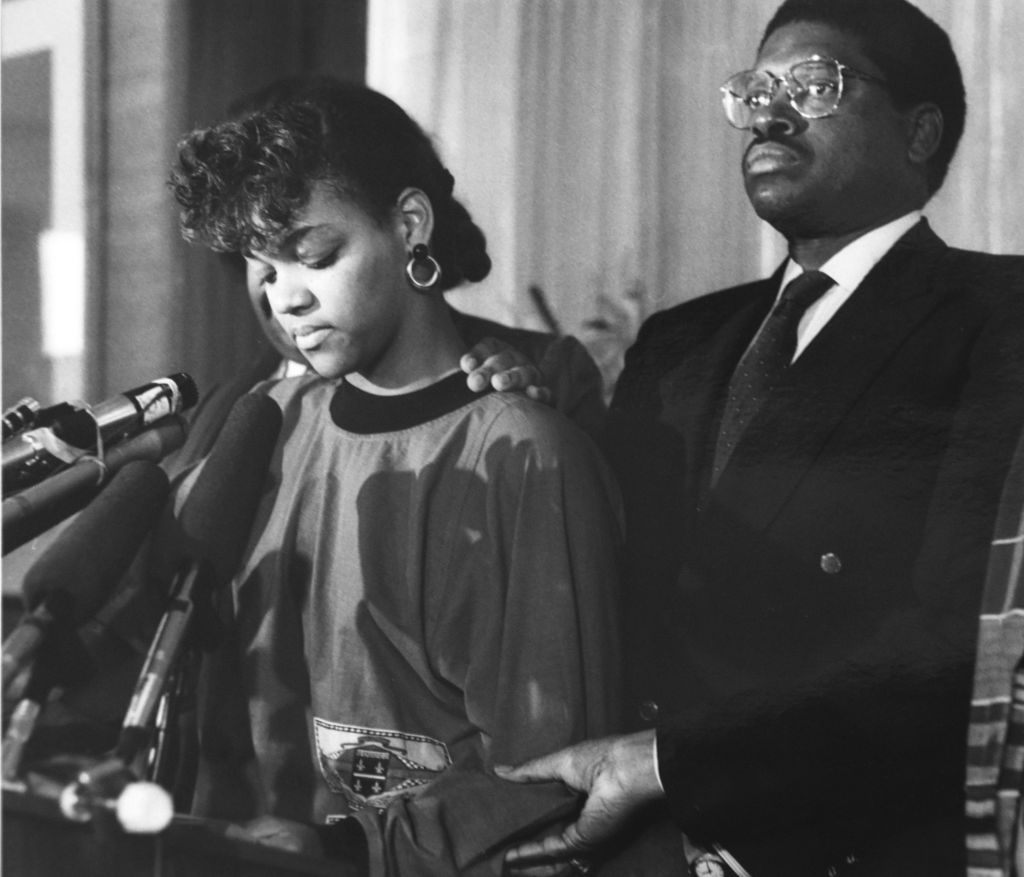 Tawana Brawley Gives A Press Conference