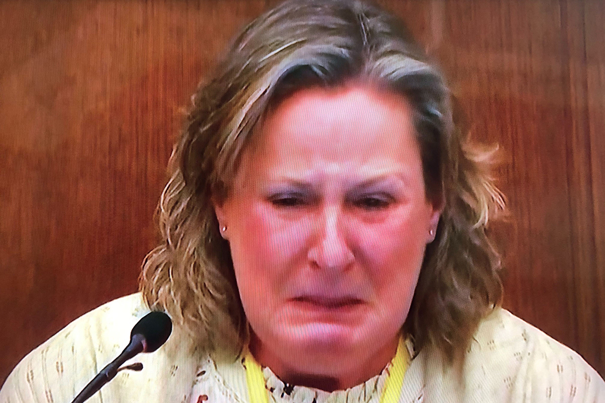 Kim Potter using "white tears" during her manslaughter trial for killing Daunte Wright