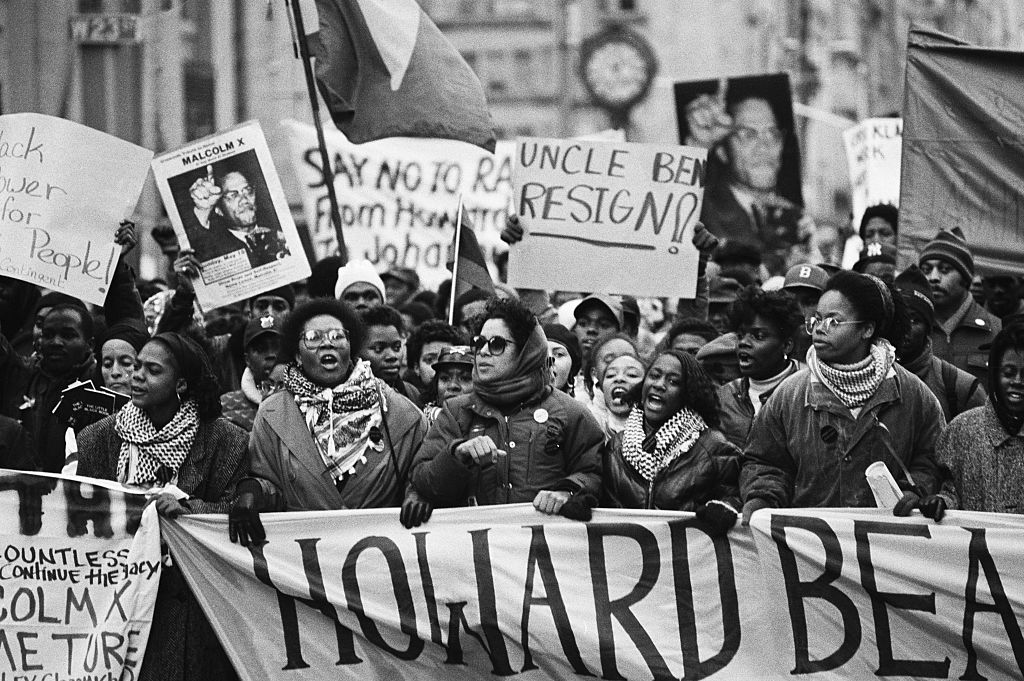 Protest Of Howard Beach Racial Attack