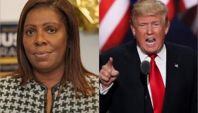 New York Attorney General Letitia James and former President Donald Trump