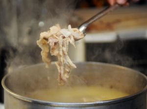 Renee Allen cooks chitterlings in her Exeter home. This is for a Black History Month story.02/05/11 Susan L. Angstadt