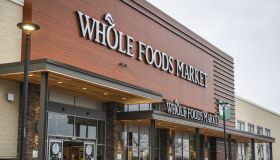 Exterior of Whole Foods store in Commack, New York