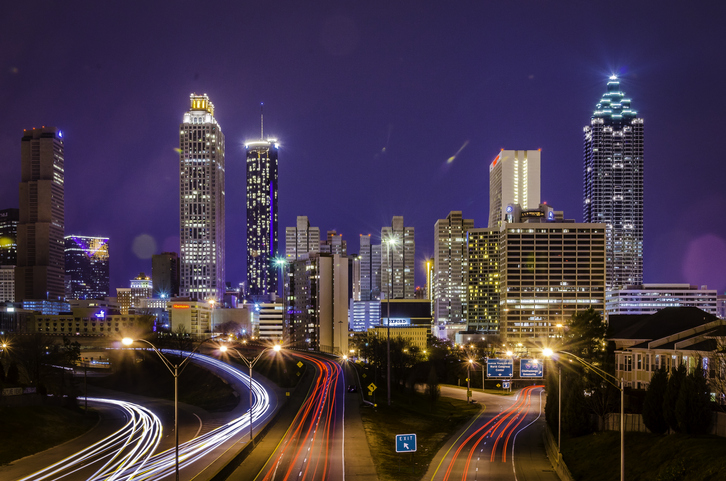 Atlanta Downtown Night