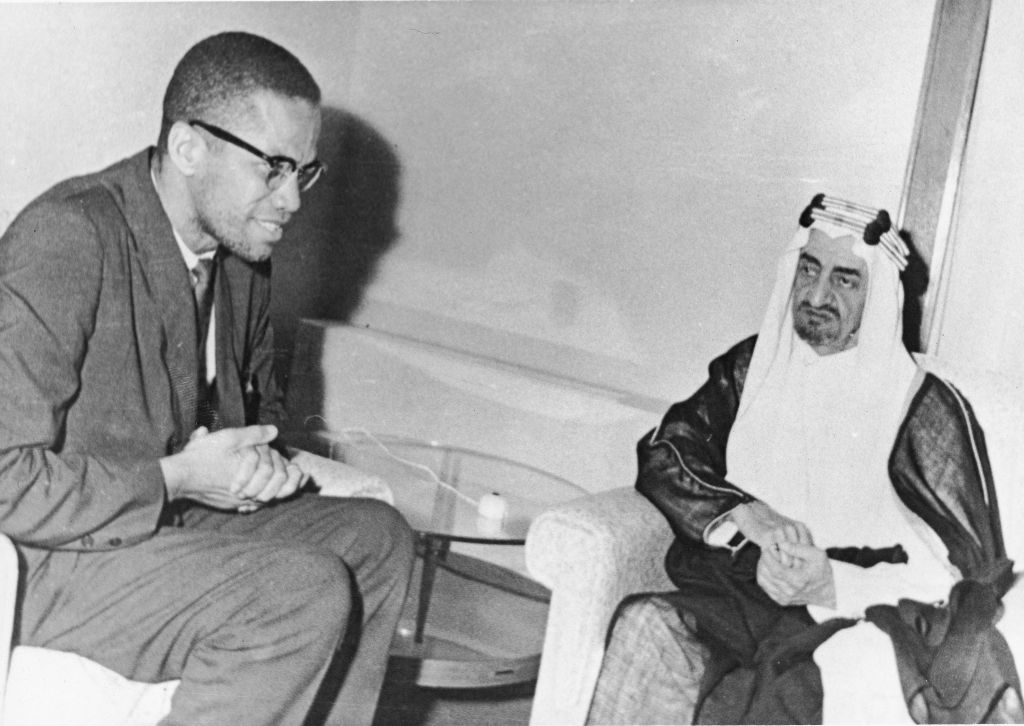 Malcolm X Meets Faisal Al-Saud