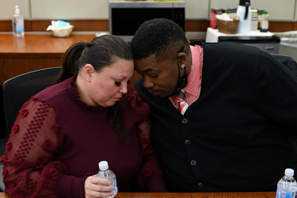 Daunte Wrights Family Attends The Kim Potter Trial In Minneapolis