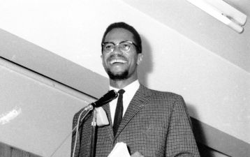Malcolm X Speaking In UK