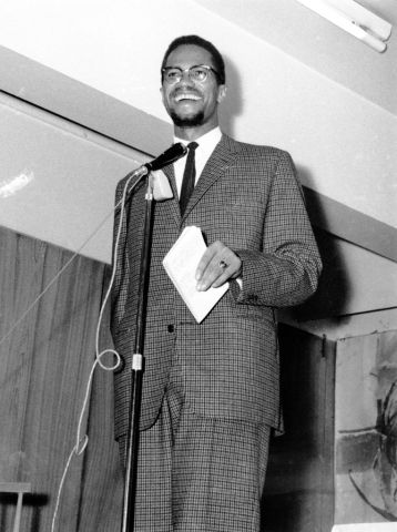 Malcolm X Speaking In UK