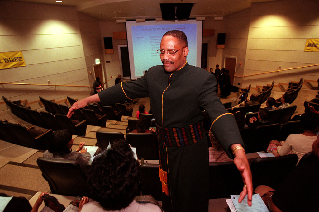 Rev. Mark Whitlock of First AME/LA fame who has started his own Church of Redeemer, reaches out to a
