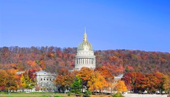 Capitol Building West Virginia in Autumn
