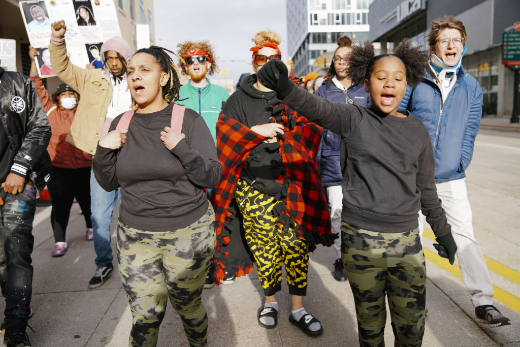 Protest against the killing of Patrick Lyoya in Michigan