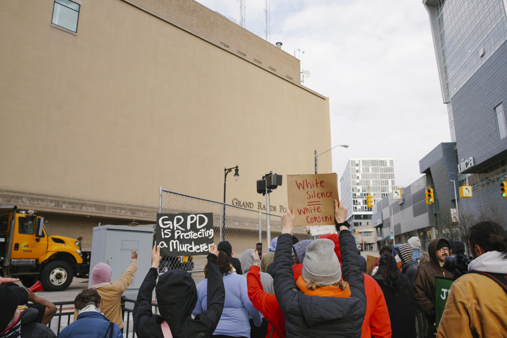 Protest against the killing of Patrick Lyoya in Michigan