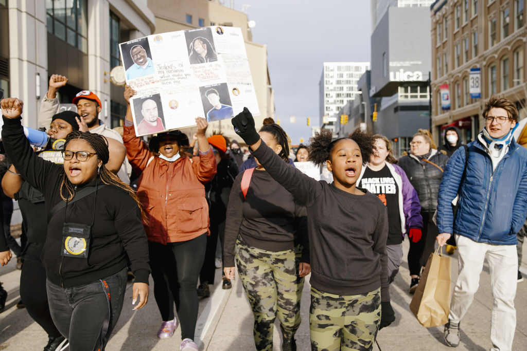 Protest against the killing of Patrick Lyoya in Michigan