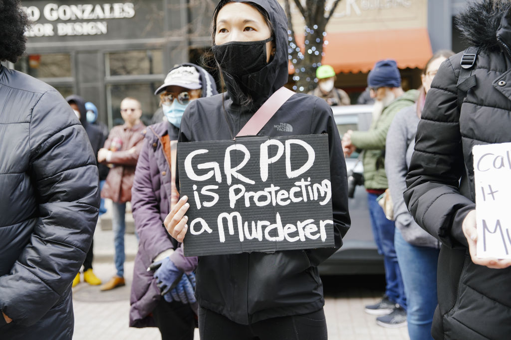 Protest against the killing of Patrick Lyoya in Michigan