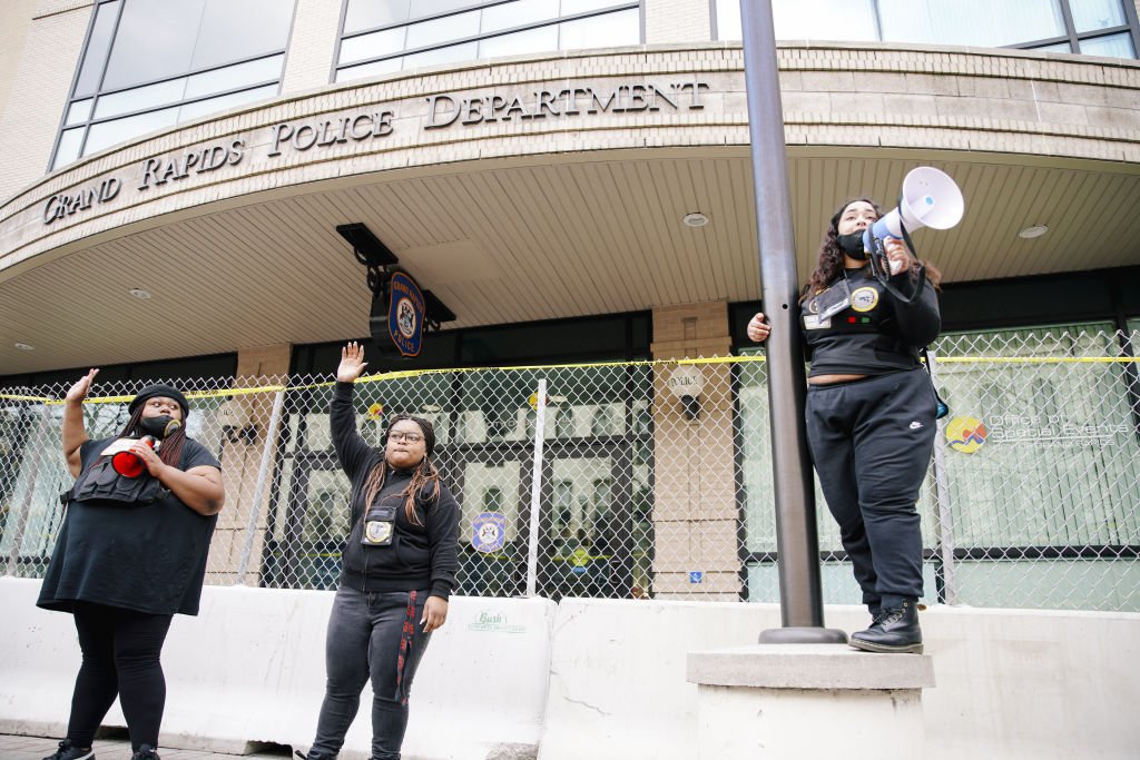 Protest against the killing of Patrick Lyoya in Michigan