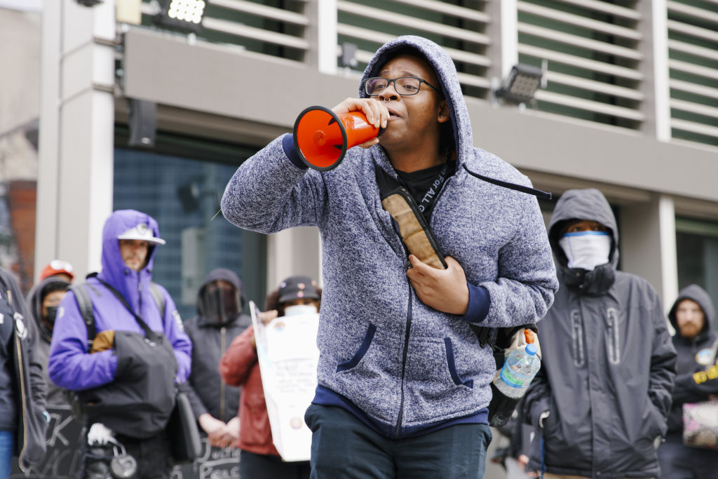 Protest against the killing of Patrick Lyoya in Michigan