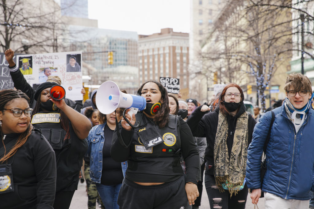 Protest against the killing of Patrick Lyoya in Michigan