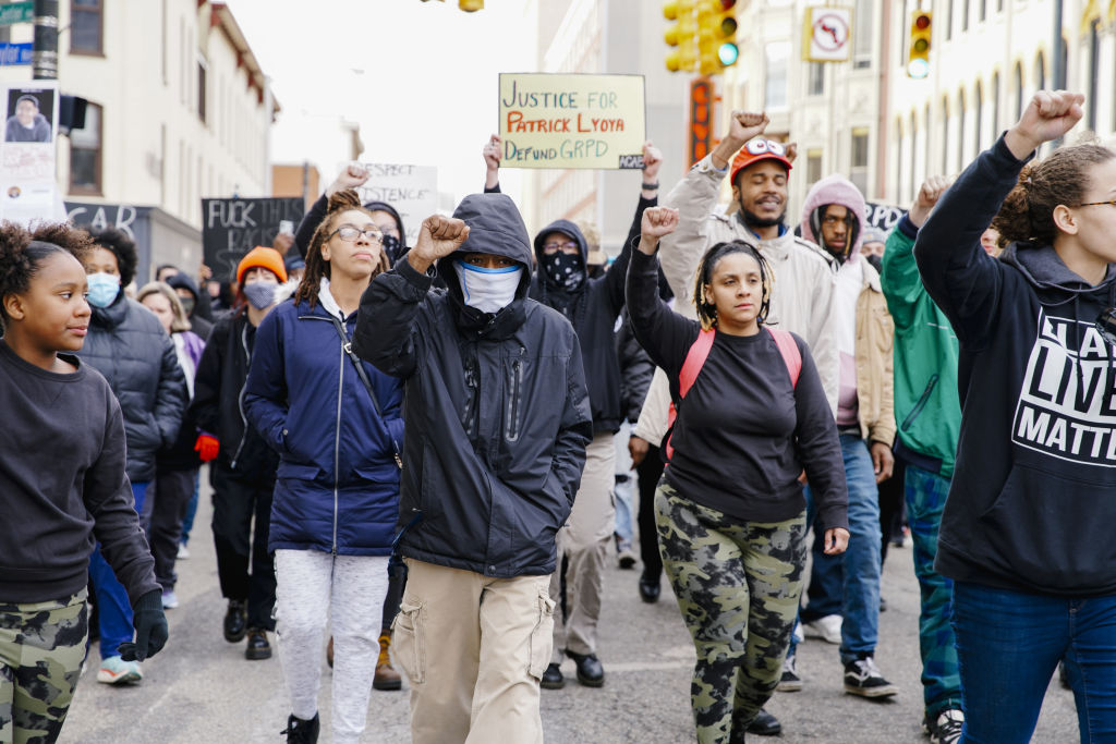 Protest against the killing of Patrick Lyoya in Michigan